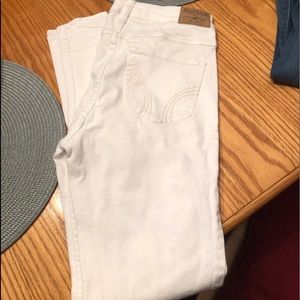 White high waisted jeans
